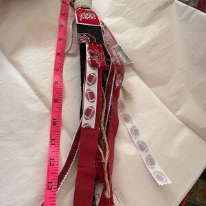 Carolina Gamecocks Fabric Tassel Keychain/Purse Charm